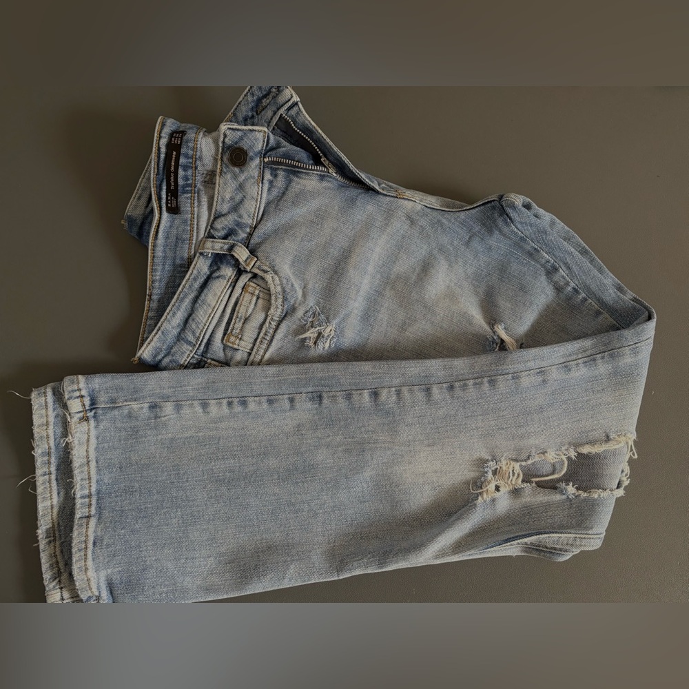 Zara Trafaluc Denimwear Distressed Jeans Sz: 6